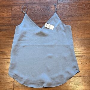Express Light Blue V-Neck Adjustable Strap Cami